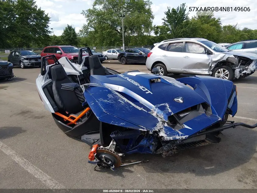 2022 Polaris Slingshot R VIN: 57XAARGB4N8149606 Lot: 45260416
