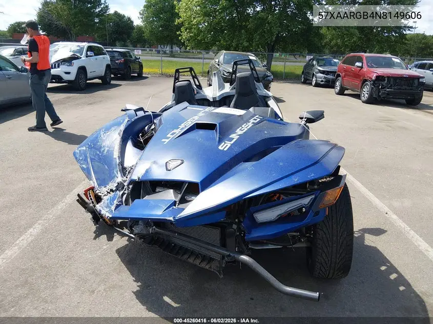 2022 Polaris Slingshot R VIN: 57XAARGB4N8149606 Lot: 45260416