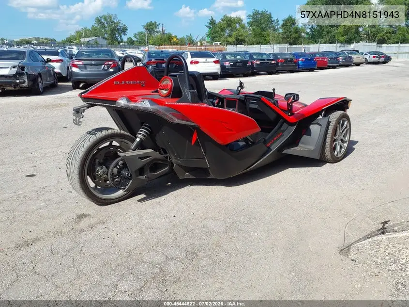 2022 Polaris Slingshot Sl VIN: 57XAAPHD4N8151943 Lot: 45444822