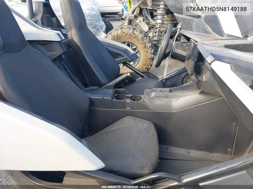 2022 Polaris Slingshot S With Technology Package VIN: 57XAATHD5N8149188 Lot: 45660175
