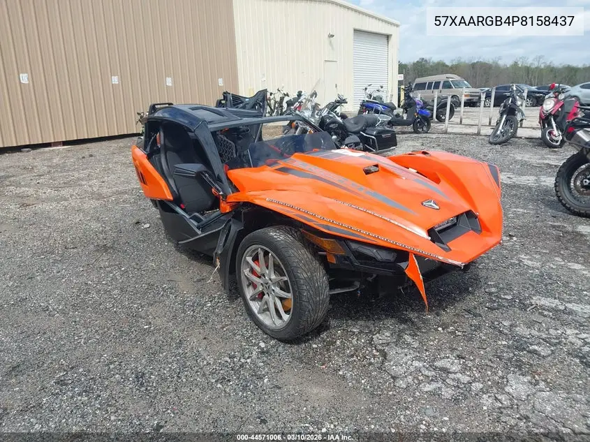 2023 Polaris Slingshot VIN: 57XAARGB4P8158437 Lot: 44571006