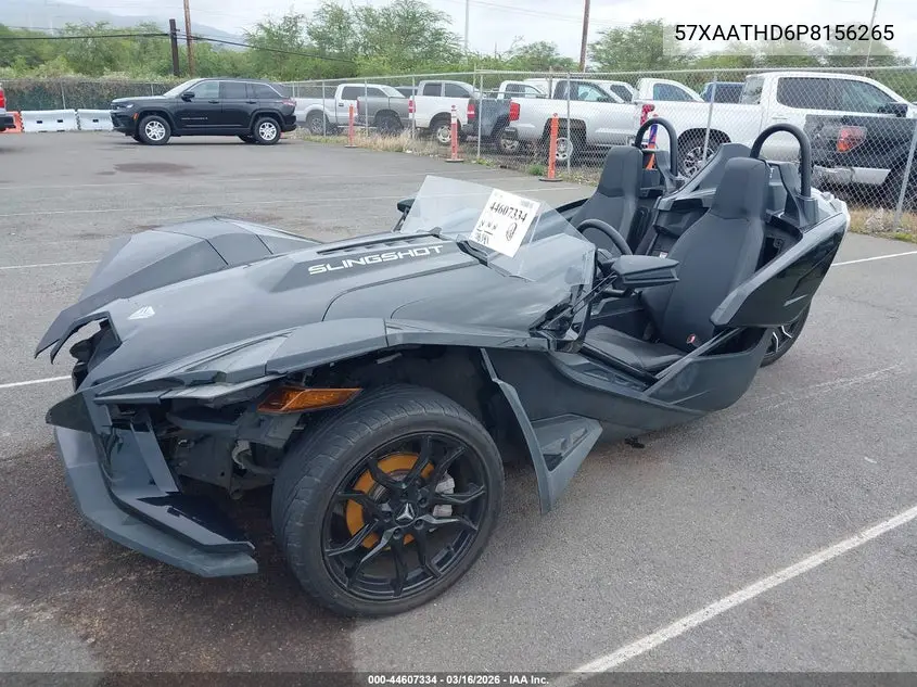 2023 Polaris Slingshot S With Technology Package VIN: 57XAATHD6P8156265 Lot: 44607334