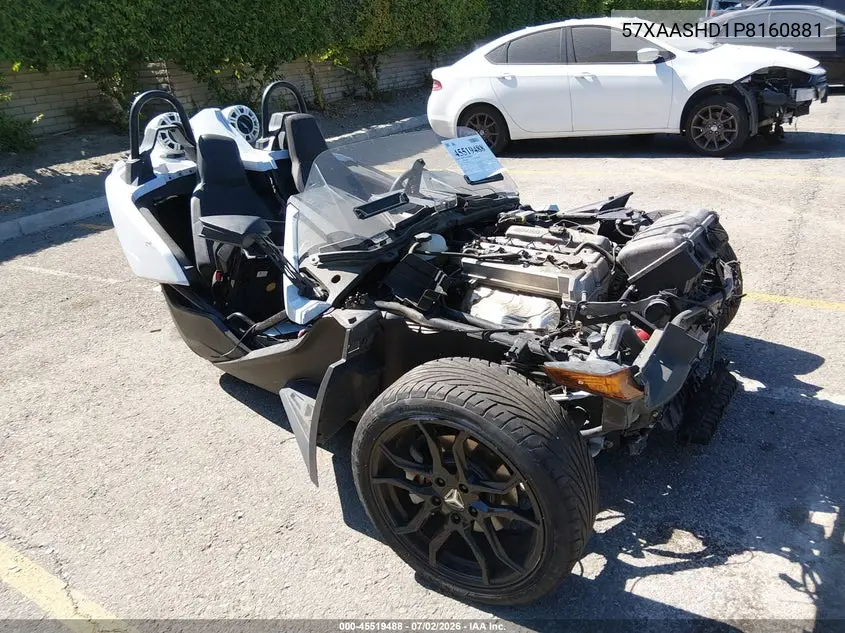 2023 Polaris Slingshot S VIN: 57XAASHD1P8160881 Lot: 45519488