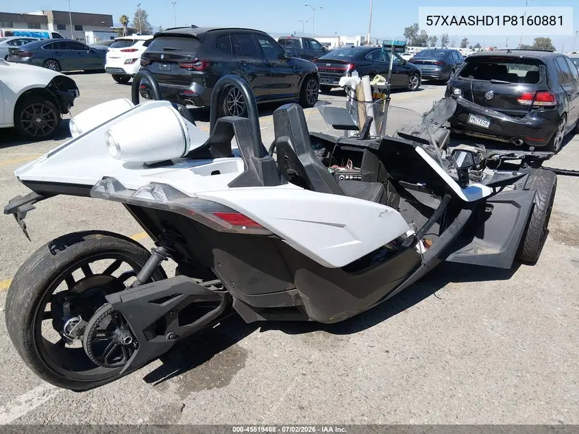 2023 Polaris Slingshot S VIN: 57XAASHD1P8160881 Lot: 45519488