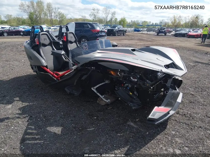 2024 Polaris Slingshot R VIN: 57XAARHB7R8165240 Lot: 44969377