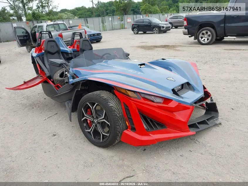 2025 Polaris Slingshot R VIN: 57XAARHB6S8167941 Lot: 45404033