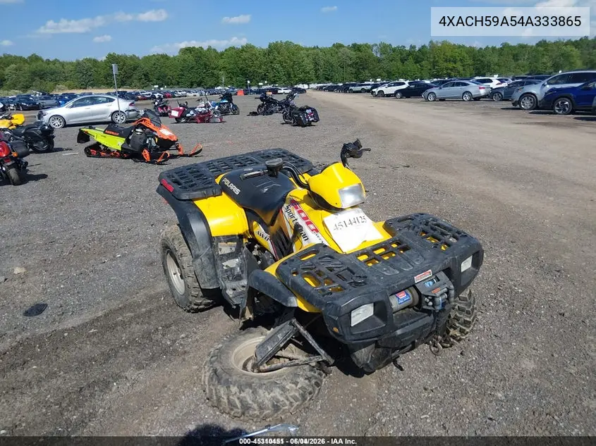 2004 Polaris Sportsman 600 VIN: 4XACH59A54A333865 Lot: 45310451