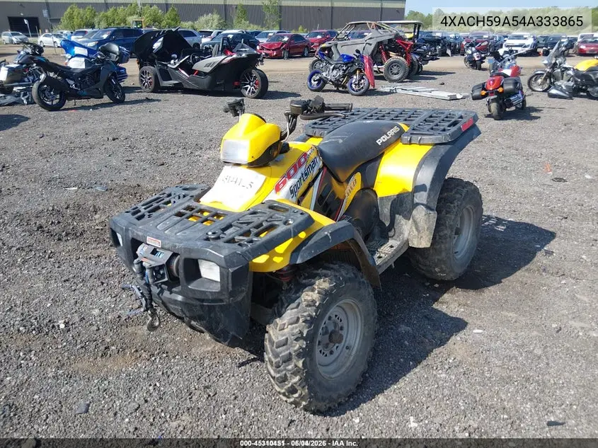 2004 Polaris Sportsman 600 VIN: 4XACH59A54A333865 Lot: 45310451