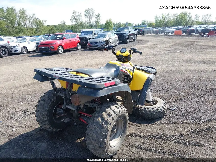 2004 Polaris Sportsman 600 VIN: 4XACH59A54A333865 Lot: 45310451