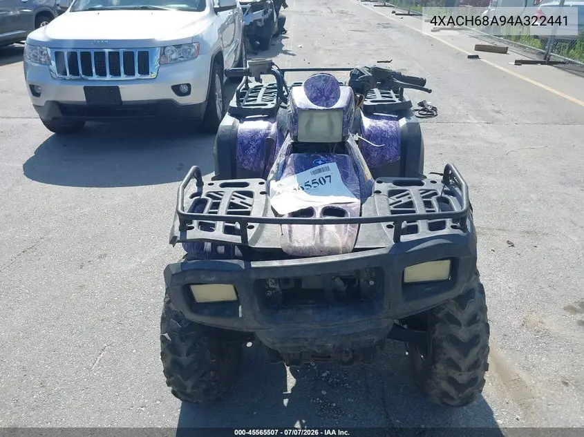 2004 Polaris Sportsman 700 VIN: 4XACH68A94A322441 Lot: 45565507