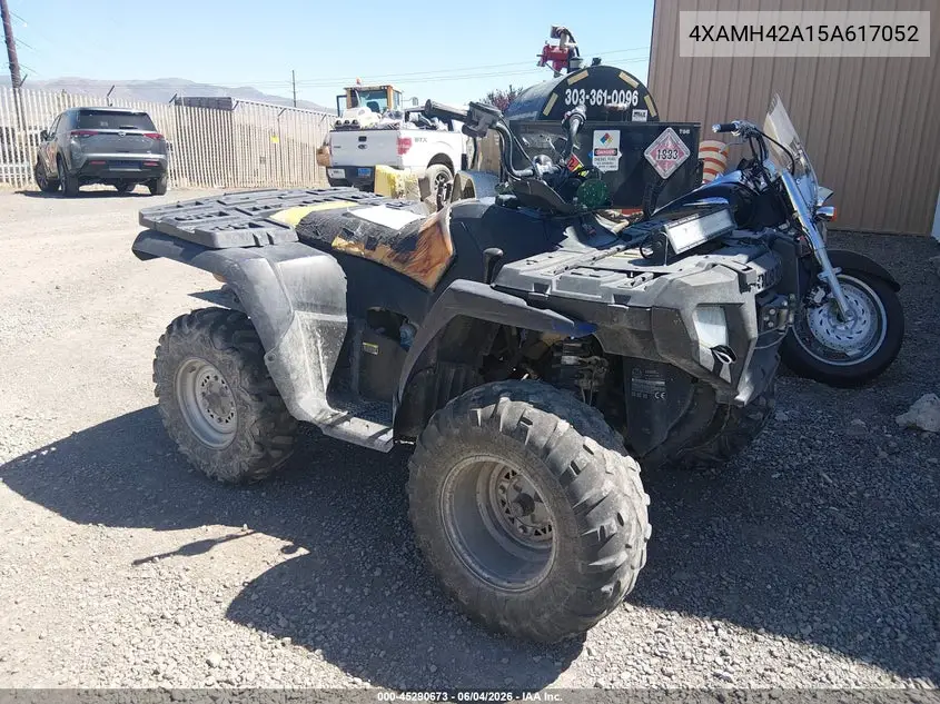 2005 Polaris Sportsman 400 VIN: 4XAMH42A15A617052 Lot: 45290673
