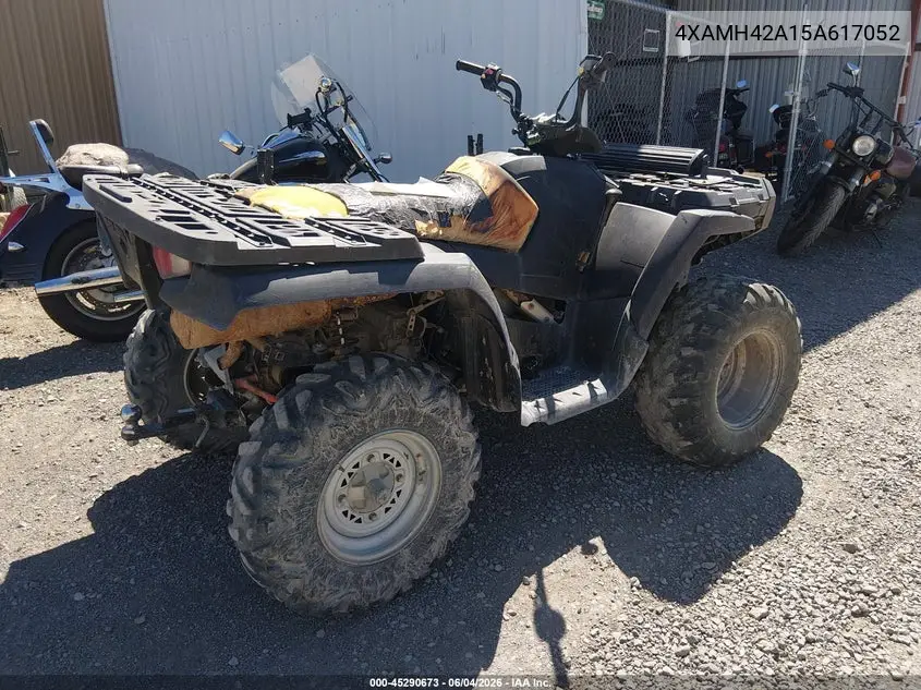 2005 Polaris Sportsman 400 VIN: 4XAMH42A15A617052 Lot: 45290673