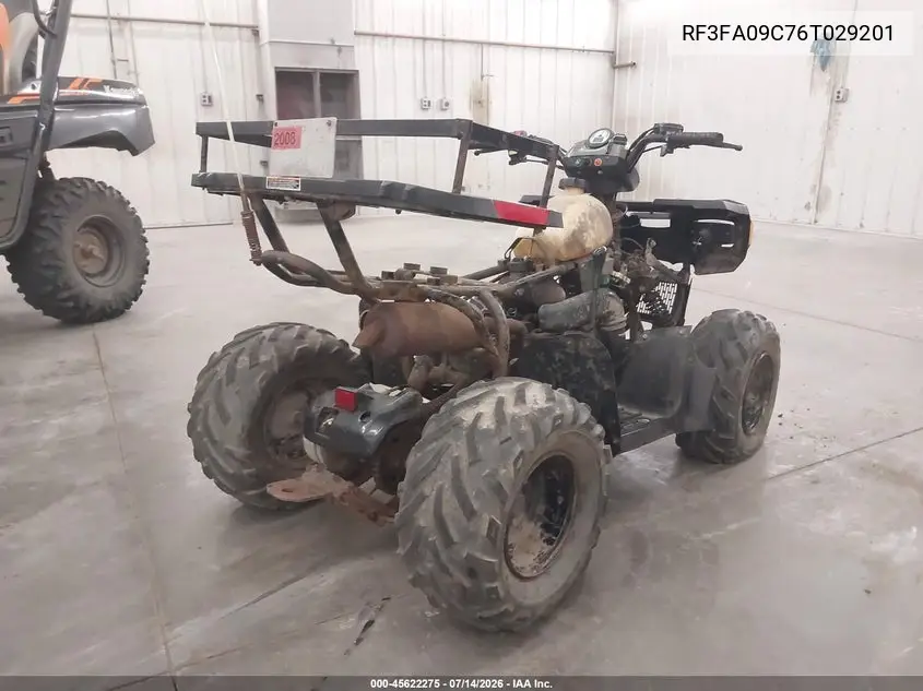 2006 Polaris Sportsman 90 VIN: RF3FA09C76T029201 Lot: 45622275