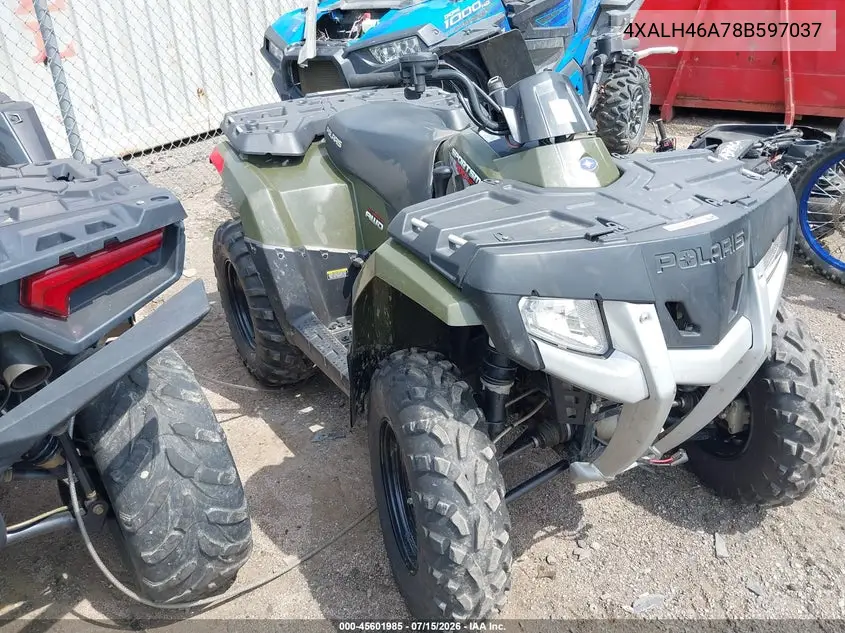 2008 Polaris Sportsman 400 H.o. VIN: 4XALH46A78B597037 Lot: 45601985