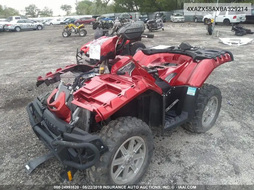 2011 Polaris Sportsman 550 Xp-Eps VIN: 4XAZX55AXBA329214 Lot: 24993520