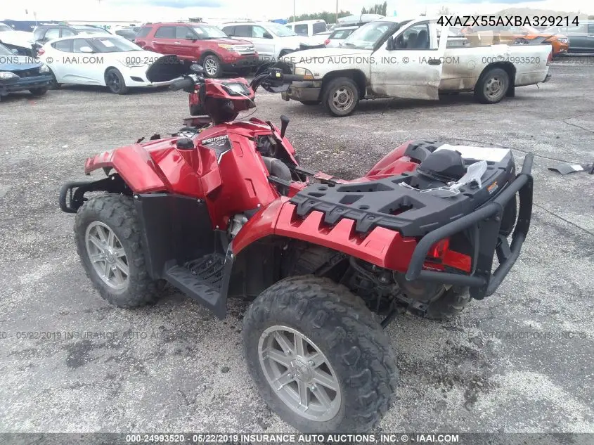 2011 Polaris Sportsman 550 Xp-Eps VIN: 4XAZX55AXBA329214 Lot: 24993520