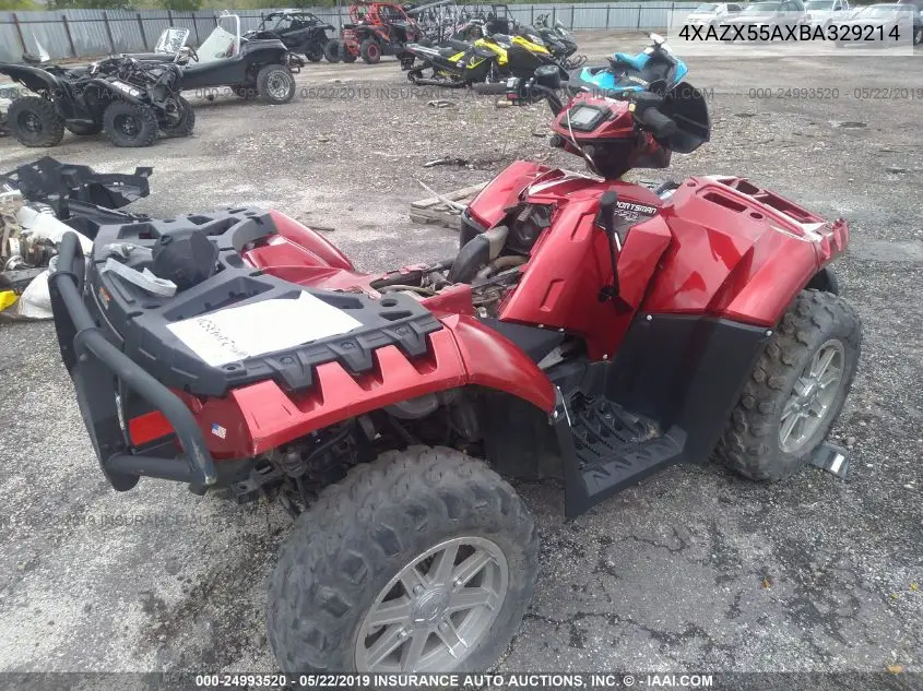 2011 Polaris Sportsman 550 Xp-Eps VIN: 4XAZX55AXBA329214 Lot: 24993520