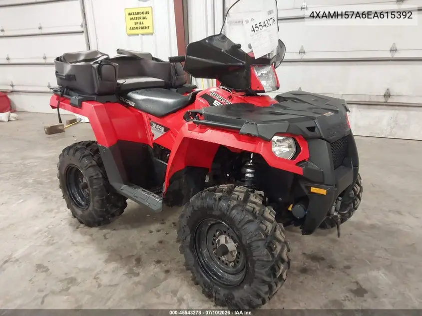 2014 Polaris Sportsman 570 VIN: 4XAMH57A6EA615392 Lot: 45543278