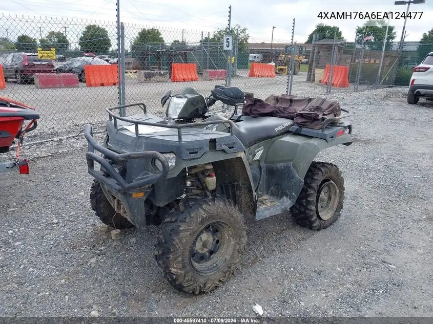 2014 Polaris Sportsman 800 Efi VIN: 4XAMH76A6EA124477 Lot: 45587410