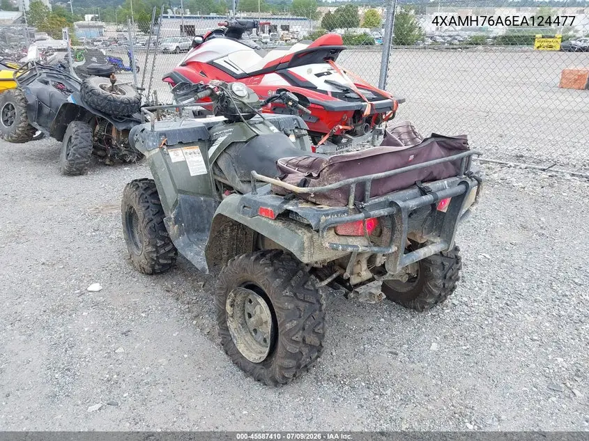 2014 Polaris Sportsman 800 Efi VIN: 4XAMH76A6EA124477 Lot: 45587410