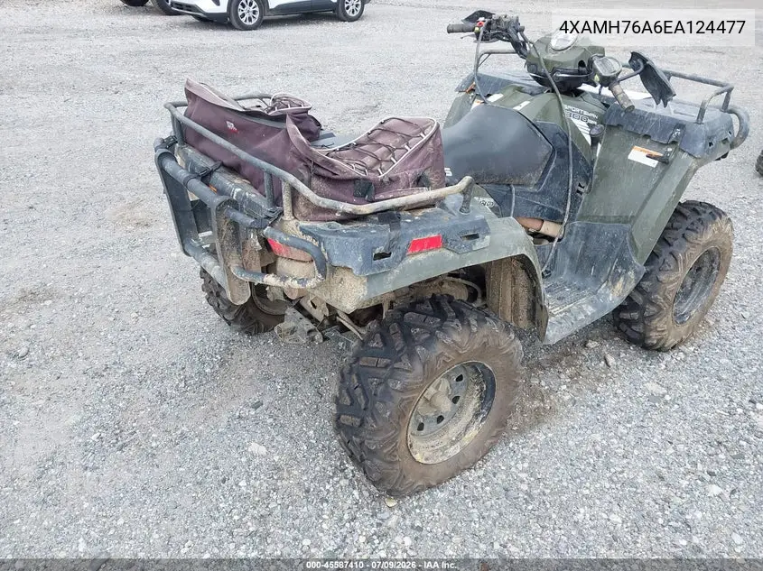 2014 Polaris Sportsman 800 Efi VIN: 4XAMH76A6EA124477 Lot: 45587410