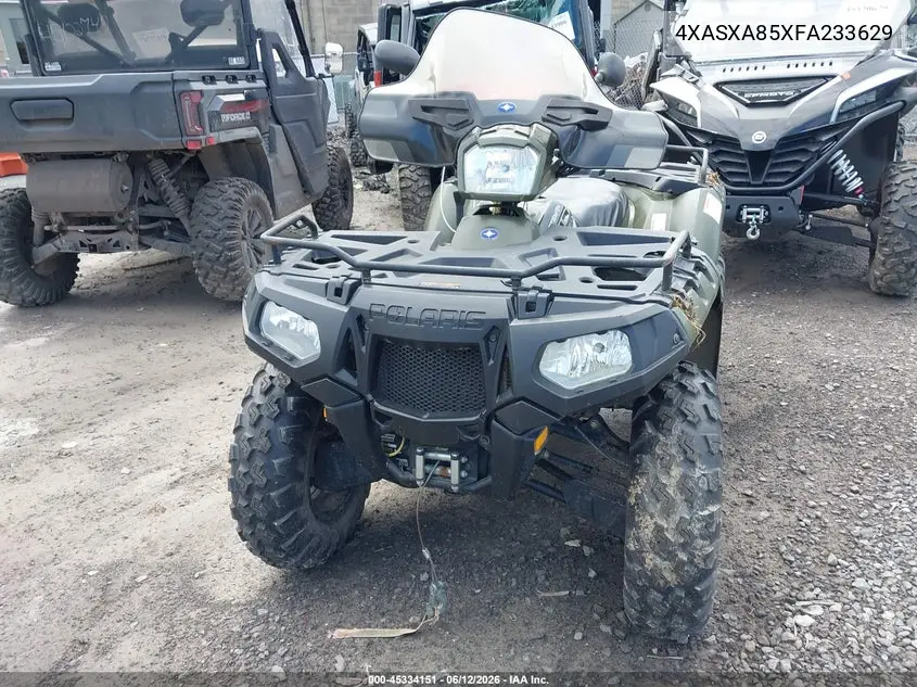 2015 Polaris Sportsman 850 VIN: 4XASXA85XFA233629 Lot: 45334151