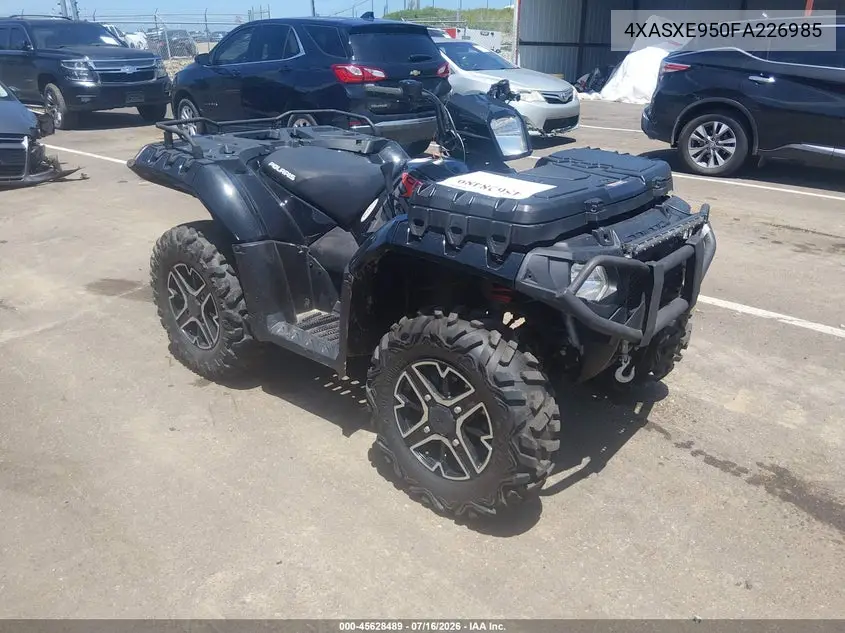 2015 Polaris Sportsman Xp 1000 VIN: 4XASXE950FA226985 Lot: 45628489