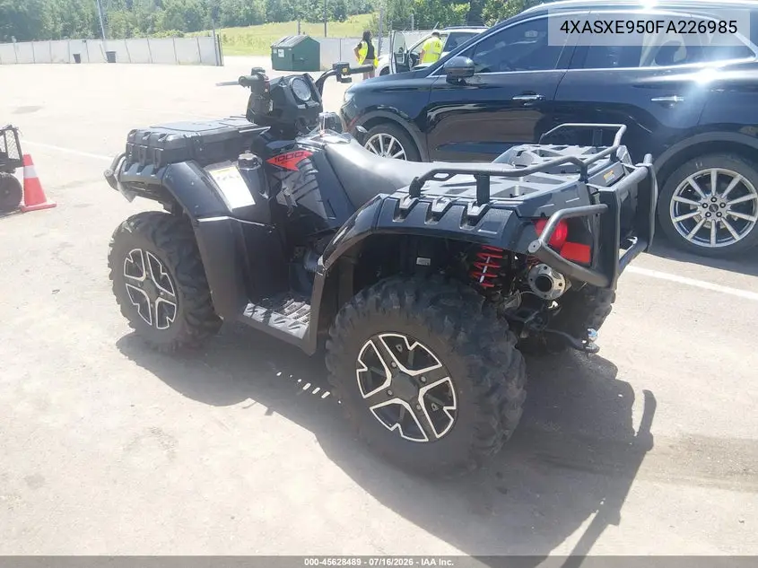 2015 Polaris Sportsman Xp 1000 VIN: 4XASXE950FA226985 Lot: 45628489