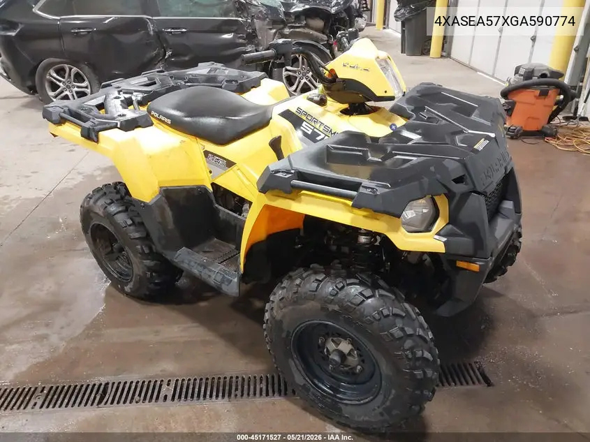 2016 Polaris Sportsman 570 VIN: 4XASEA57XGA590774 Lot: 45171527