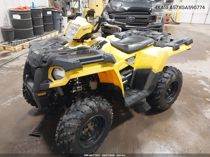 2016 Polaris Sportsman 570 VIN: 4XASEA57XGA590774 Lot: 45171527