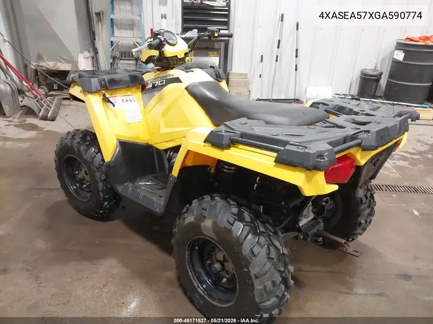 2016 Polaris Sportsman 570 VIN: 4XASEA57XGA590774 Lot: 45171527