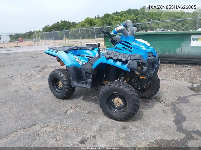 2017 Polaris Sportsman 850 High Lifter Edition VIN: 4XASXN855HA626805 Lot: 45384440