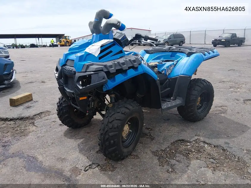 2017 Polaris Sportsman 850 High Lifter Edition VIN: 4XASXN855HA626805 Lot: 45384440