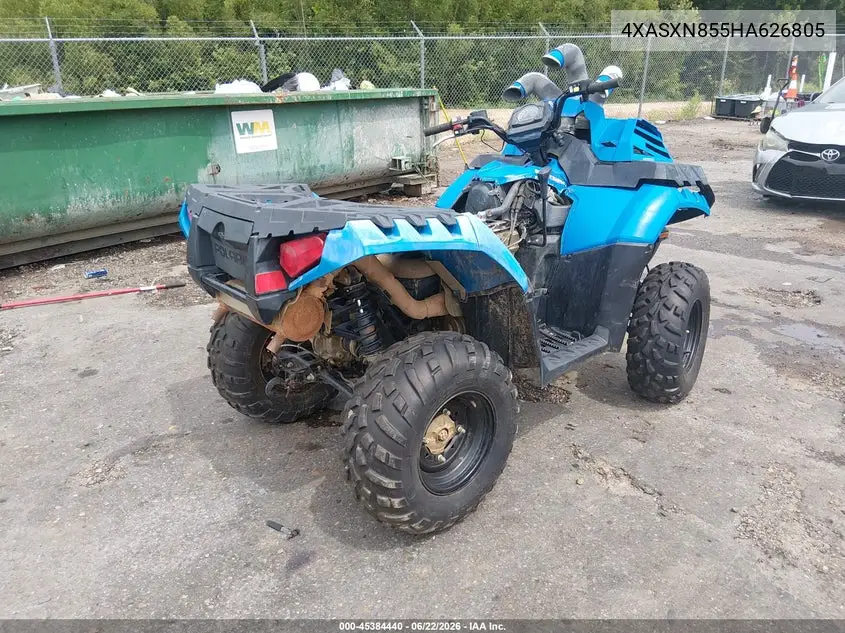 2017 Polaris Sportsman 850 High Lifter Edition VIN: 4XASXN855HA626805 Lot: 45384440