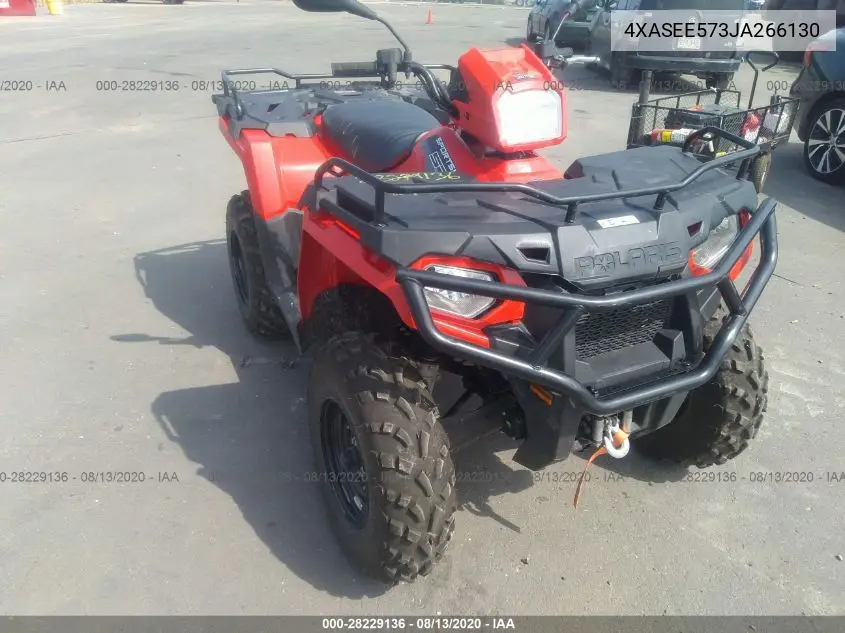 2018 Polaris Sportsman 570 Eps VIN: 4XASEE573JA266130 Lot: 28229136