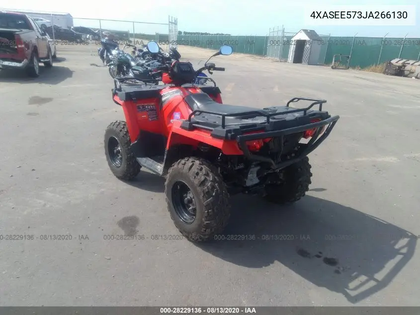 2018 Polaris Sportsman 570 Eps VIN: 4XASEE573JA266130 Lot: 28229136