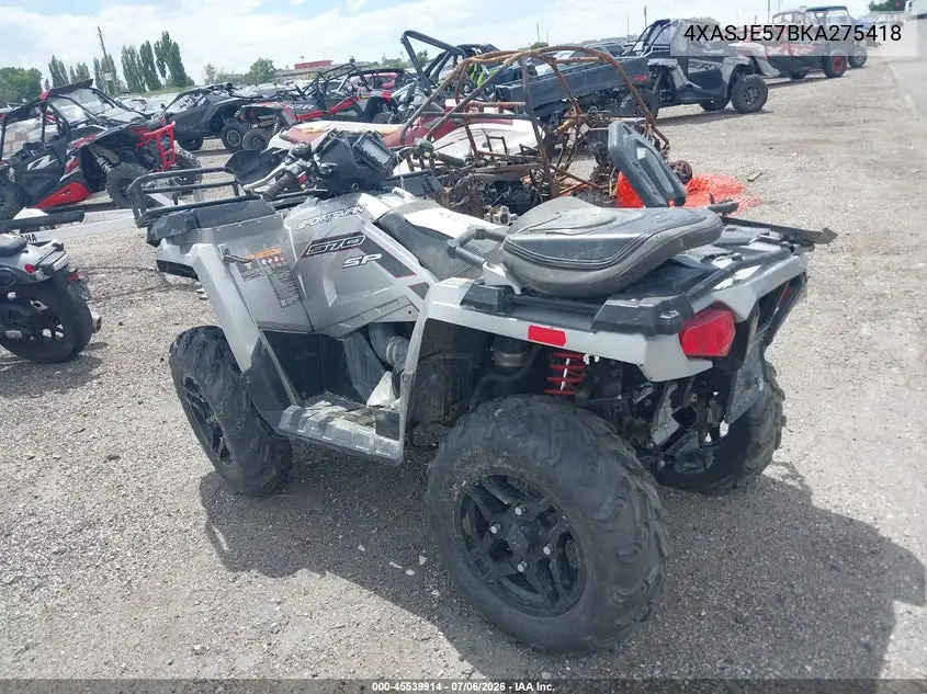 2019 Polaris Sportsman Touring 570 Sp VIN: 4XASJE57BKA275418 Lot: 45539914