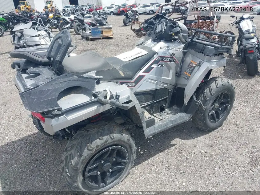 2019 Polaris Sportsman Touring 570 Sp VIN: 4XASJE57BKA275418 Lot: 45539914