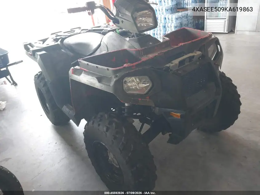 2019 Polaris Sportsman 450 H.o. Eps VIN: 4XASEE509KA619863 Lot: 45592826