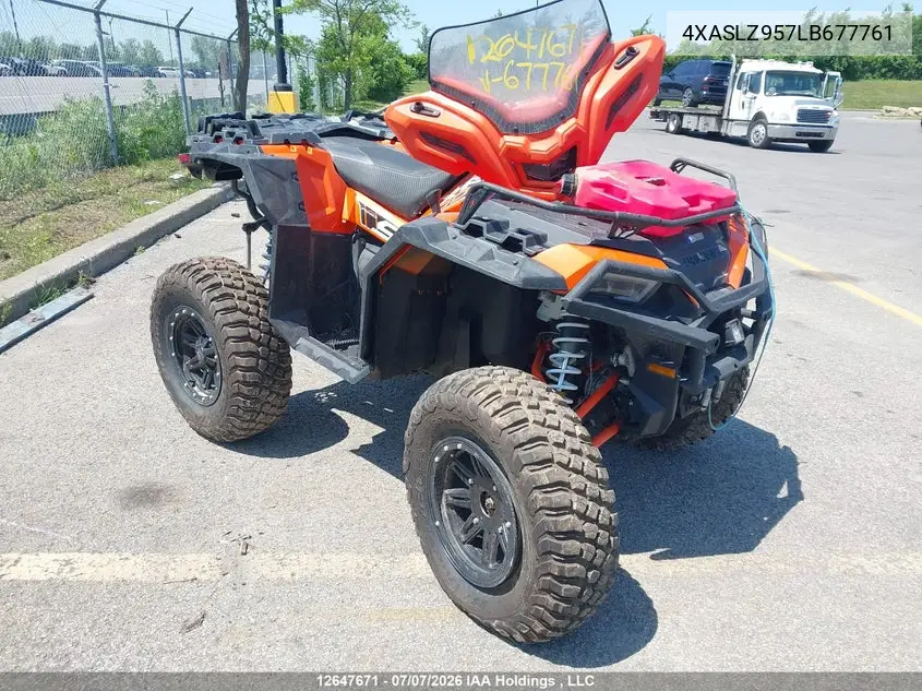2020 Polaris Sportsman Xp 1000 S VIN: 4XASLZ957LB677761 Lot: 12647671