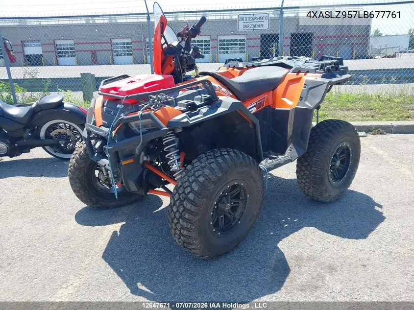 2020 Polaris Sportsman Xp 1000 S VIN: 4XASLZ957LB677761 Lot: 12647671
