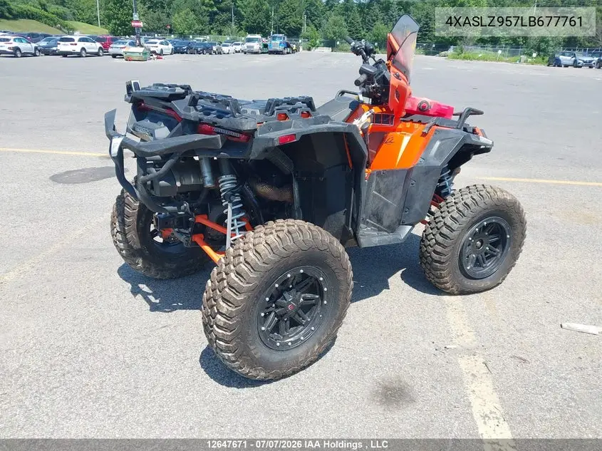 2020 Polaris Sportsman Xp 1000 S VIN: 4XASLZ957LB677761 Lot: 12647671