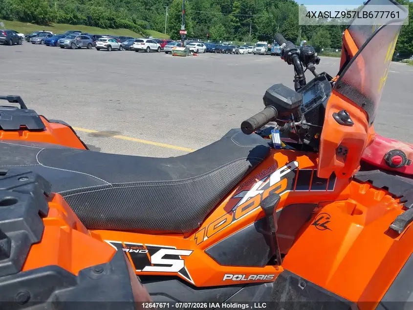 2020 Polaris Sportsman Xp 1000 S VIN: 4XASLZ957LB677761 Lot: 12647671