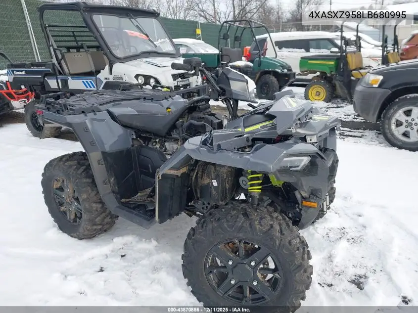 2020 Polaris Sportsman Xp 1000 Trail Package VIN: 4XASXZ958LB680995 Lot: 43870856