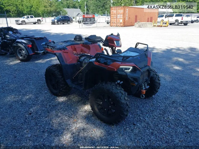2020 Polaris Sportsman 850 Premium Trail Package VIN: 4XASXZ856LB319542 Lot: 45094361