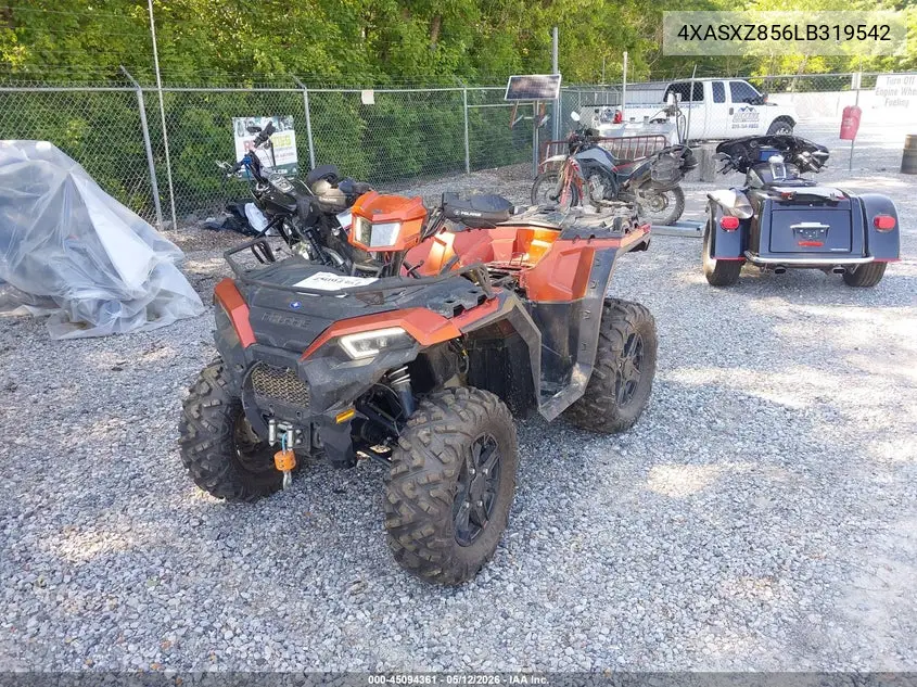 2020 Polaris Sportsman 850 Premium Trail Package VIN: 4XASXZ856LB319542 Lot: 45094361
