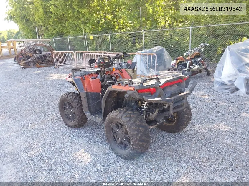 2020 Polaris Sportsman 850 Premium Trail Package VIN: 4XASXZ856LB319542 Lot: 45094361