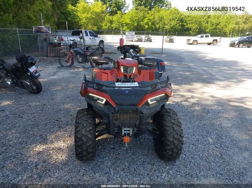 2020 Polaris Sportsman 850 Premium Trail Package VIN: 4XASXZ856LB319542 Lot: 45094361
