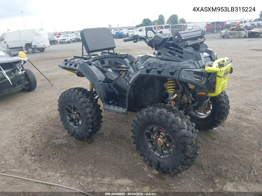 2020 Polaris Sportsman Xp 1000 High Lifter Edition VIN: 4XASXM953LB315224 Lot: 45436889