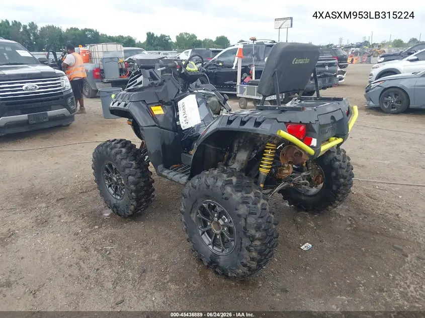 2020 Polaris Sportsman Xp 1000 High Lifter Edition VIN: 4XASXM953LB315224 Lot: 45436889